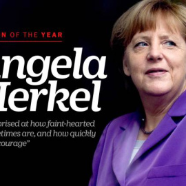 Merkel, elegida "persona del año" por la revista Time