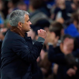 Mourinho, durante el partido ante el Oporto. Reuters / Eddie Keogh