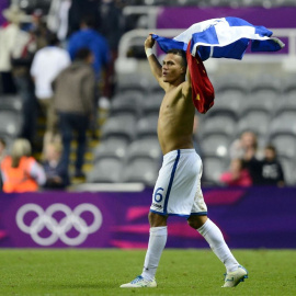 El jugador hondureño Arnold Peralta.
