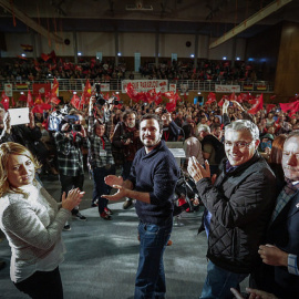 Alberto Garzón en su mitin en Gijón este lunes.- IU/JOSÉ CAMÓ