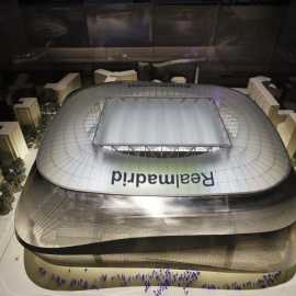 La maqueta del proyecto ganador para remodelar el Santiago Bernabéu.