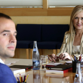 Cristina Cifuentes e Ignacio Aguado.- EFE