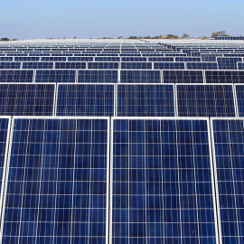 Paneles de una planta fotovoltaica. EFE