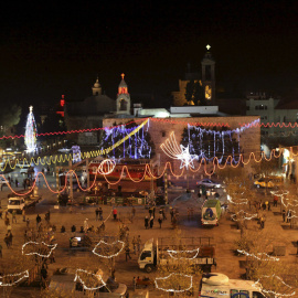 Plaza del Pesebre, Belén. EFE