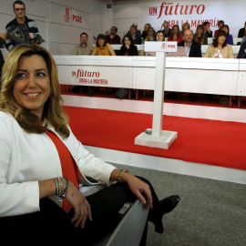 La presidenta de Andalucía, Susana Díaz, durante la reunión del Comité Federal del PSOE, máximo órgano del partido entre congresos. REUTERS/Susana Vera