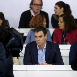 El secretario general del PSOE, Pedro Sanchez, al inicio del Comité Federal del partido, para analizar los posible pactos tras las elecciones del 20-D. REUTERS/Susana Vera