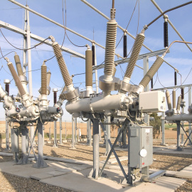 Subestación eléctrica de Endesa.