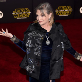 Carrie Fisher ha respondido a las críticas de su aspecto en Star Wars: El despertar de la Fuerza.- EUROPA PRESS