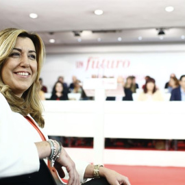 La presidenta de socialista de Andalucía, Susana Díaz, en la pasada reunión del Comité Federal del PSOE. E.P.