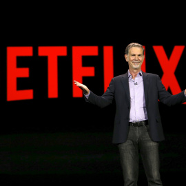 Reed Hastings, cofundador de Netflix, en la feria CES de Las Vegas.