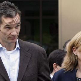 Cristina de Borbón e Iñaki Urdangarín, principales acusados del caso Nóos. EFE/Archivo
