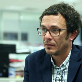 El alcalde de Cádiz, José María González, 'Kichi', en la redacción de 'Público'.