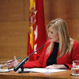 La presidenta de la Comunidad de Madrid, Cristina Cifuentes. E.P.