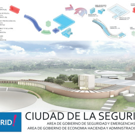 Imagen del proyecto de Ciudad de la Seguridad, impulsado por Ana Botella cuando era alcaldesa de Madrid.
