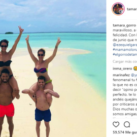 Tamara Gorro y Garay, de vuelta de sus vacaciones