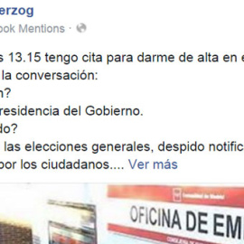 Perfil de Facebook del exportavoz de UPyD Andrés Herzog.