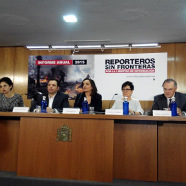 Siguen secuetrados 54 periodistas al cierre de 2015, tres de ellos españoles, según Reporteros Sin Fronteras./Europa Press