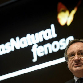 El consejero delegado de Gas Natural Fenosa, Rafael Villaseca, durante la rueda de prensa que ha ofrecido para presentar los resultados anuales. EFE/Fernando Villar
