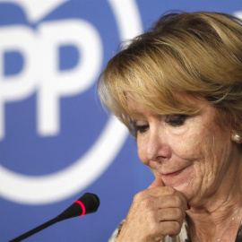 Esperanza Aguirre, en rueda de prensa. EFE/Fernando Alvarado