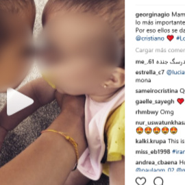 Georgina presume del amor que hay entre sus hijos