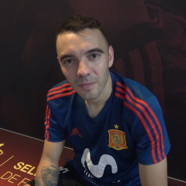 Aspas vivió su gol con incertidumbre por la espera del VAR