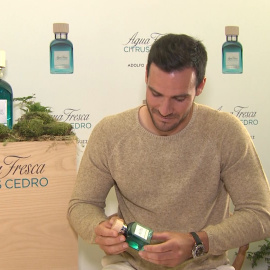 Saúl Craviotto, embajador de Agua Fresca Citrus Cedro de Adolfo Domínguez