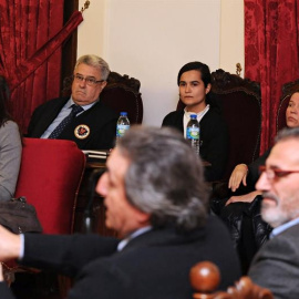 Durante la décimotercera jornada del juicio por el asesinato de Isabel Carrasco se han presentado informes de balística e informáticos. EFE/J. Casares.