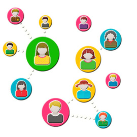 Mybullying genera un mapa social de la clase donde se representan los casos de acoso escolar o aquellos que podrían llegar a serlo. / UCM.