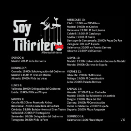 convocatoria manifestaciones titiriteros