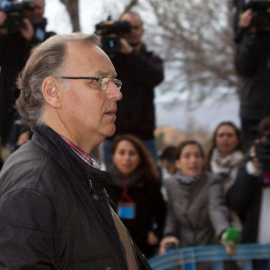 El excontable de Nóos Marco Antonio Tejeiro, a su llegada esta mañana a la Escuela Balear de la Administración Pública (EBAP), donde se celebra el juicio por el 'caso Nóos''. / CATI CLADERA (EFE)