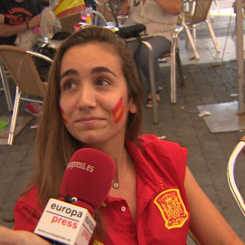 Aficionados de 'La Roja' reaccionan al partido España-Rusia