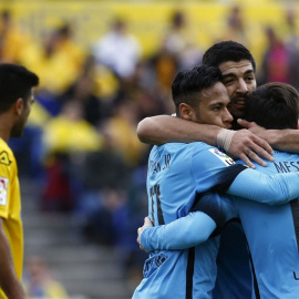 Las Palmas Barcelona Messi Luis Suárez Neymar / JUAN MEDINA / REUTERS