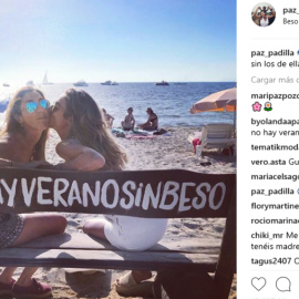 Paz Padilla y su hija de vacaciones en Formentera