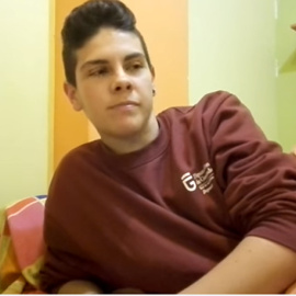 Daniel Peinado, la víctima de la agresión, en uno de sus vídeos en su canal de YouTube