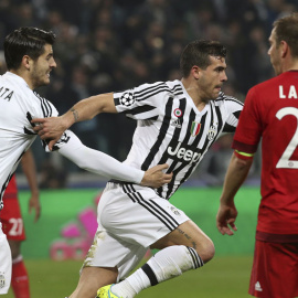 Sturaro celebra el segundo gol contra el Bayern de Múnich. REUTERS/Stefano Rellandini