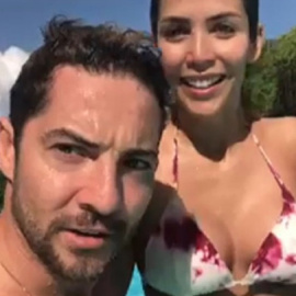 David Bisbal y Rosanna Zanetti disfrutan del verano con Ella
