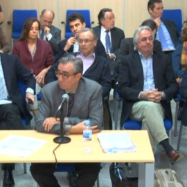 Diego Torres, exsocio de Urdangarin, durante su tercera jornada de declaraciones en el juicio por el caso Nóos.