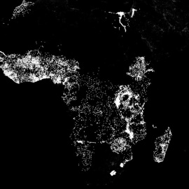 Así es el mapa de la pobreza energética en África. /UNIVERSIDAD DE STANFORD
