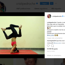 Cristina Pedroche vuelve a sorprender en Instagram
