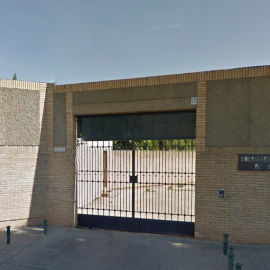 Entrada del convento zaragozano de Santa Lucía