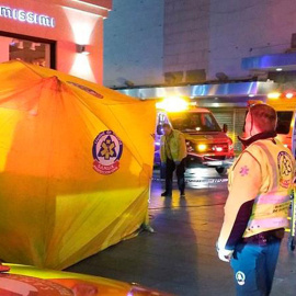 Fotografía facilitada por el Ayuntamiento de Madrid de los servicios de emergencias.- EFE