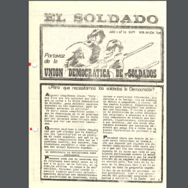 El soldado, el órgano de expresión de la Unión Democrática de Soldados.