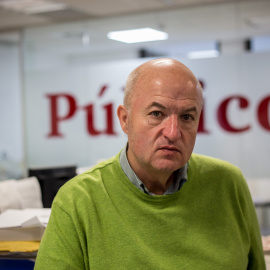 El secretario de la federación de movilidad y consumo de UGT, Miguel Ángel Cilleros, uno de los candidatos a suceder a Méndez al frente del sindicato.- JAIRO VARGAS