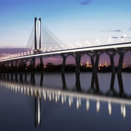 Nuevo puente de St. Lawrence que ACS construirá y explotará en Canadá. E.P./ GOBIERNO DE CANADÁ