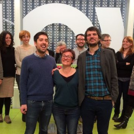 David Cid, Marta Ribas y Ernest Urtasun.-E. P.