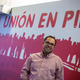 El secretario general de UGT Canaria, Gustavo Santana, candidato a suceder a Méndez al frente de la UGT.-JAIRO VARGAS