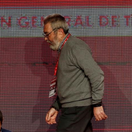 El secretario general de UGT, Cándido Méndez, durante la apertura del 42 Congreso Confederal de UGT hoy en Madrid. EFE/Kiko Huesca
