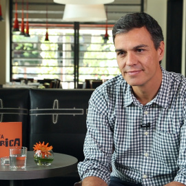 Pedro Sánchez: 'El 21-M se elige entre el modelo de Dí­az, que tiene dos candidaturas, y el modelo de la militancia que lidero yo'