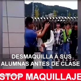 'Stop' maquillaje en las escuelas chinas