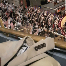 Protestas durante el estreno de 'Un ballo in maschera' en el Teatro Real